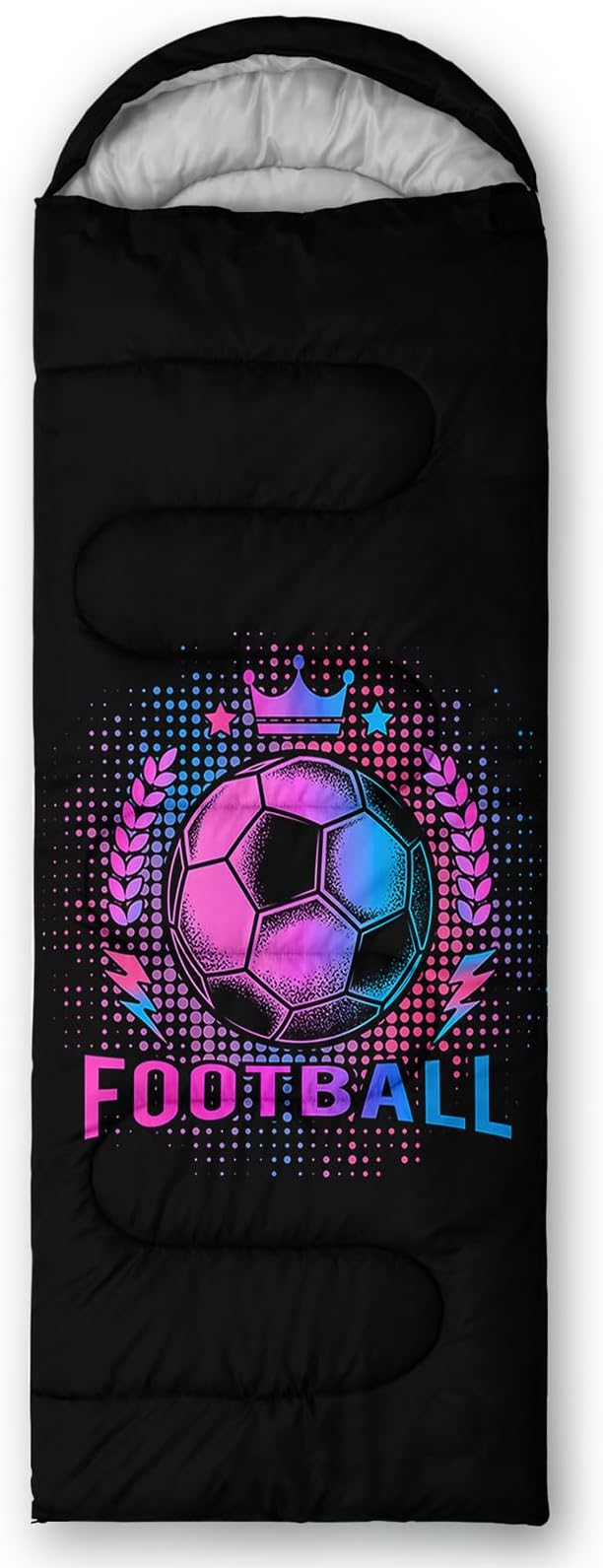 HOSIMA Dear Hunting Pattern Cold Weather Sleeping Bags for Adults,Black Light Weight Sleeping Bags for Kids Adults,WaterProof Sleeping Bags for Outdoors Hiking.