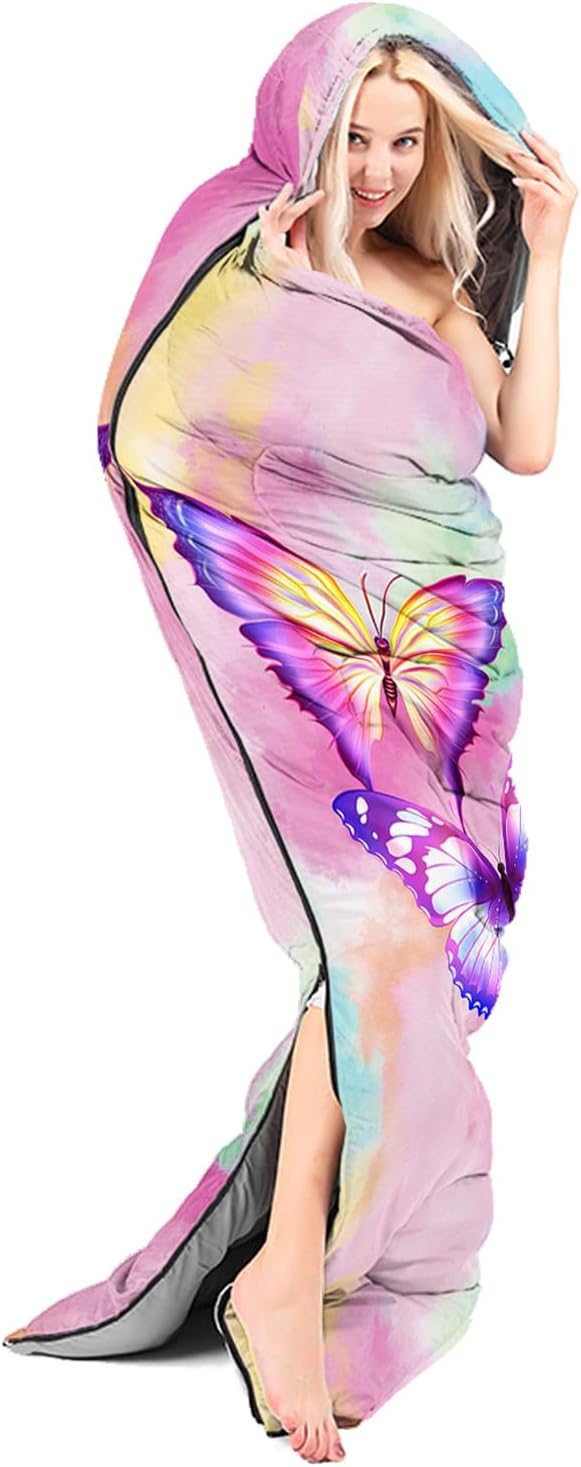 CVHOUSE Camping Sleeping Bags,3 Season Warm & Cool Weather,Lightweight,Waterproof Sleeping Bags for Adults & Kids,Traveling,and Outdoors,Camping Gear Equipment