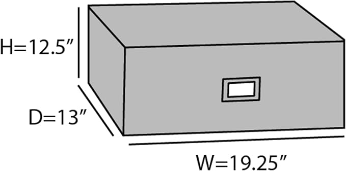 Covermates Keepsakes - Serveware Storage - Padded Protection - ID Window - Stain Resistant - Machine Washable - China Storage, Cream