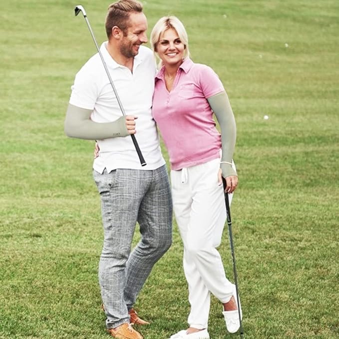 beister 3/6 Pairs UV Cooling Arm Sleeves Sun Protection Unisex for Sports, Cycling, Golf, Running