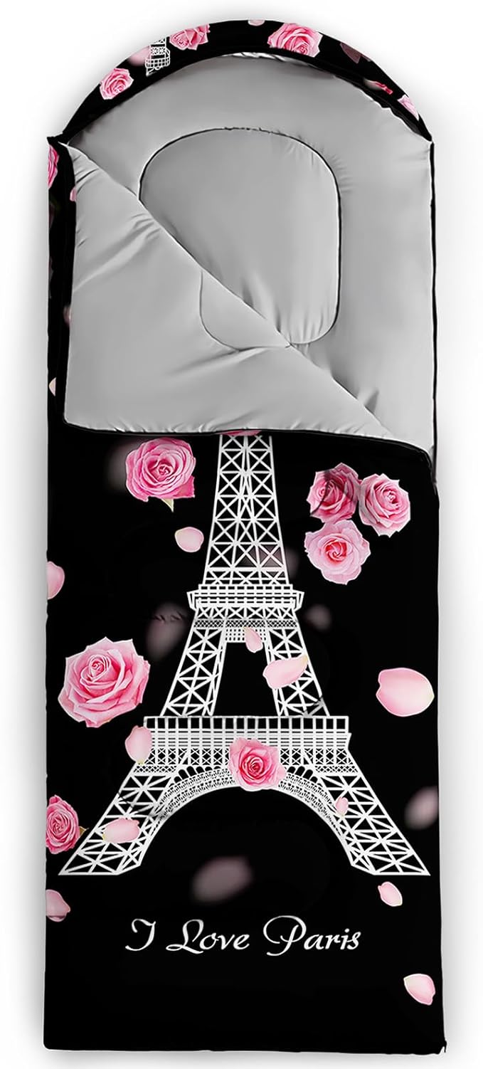 Camping Sleeping Bags Warm & Cool Weather Waterproof Backpacking Sleeping Bag All Seasons Camping, for Adult Kids Boy Girls Camping Gear Equipment, Traveling