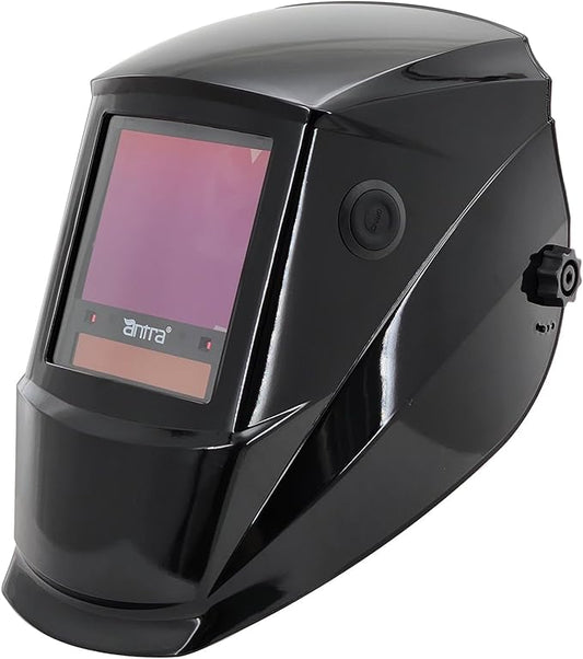 Antra Digital Auto Shade Darkening Welding Helmet DP8-G - True Color TOP Optical Class 1/1/1/1, Wide Shade Range 4/5-14 w Shade Lock, Low TIG Rating 2A - Precision Protection for Welding Excellence