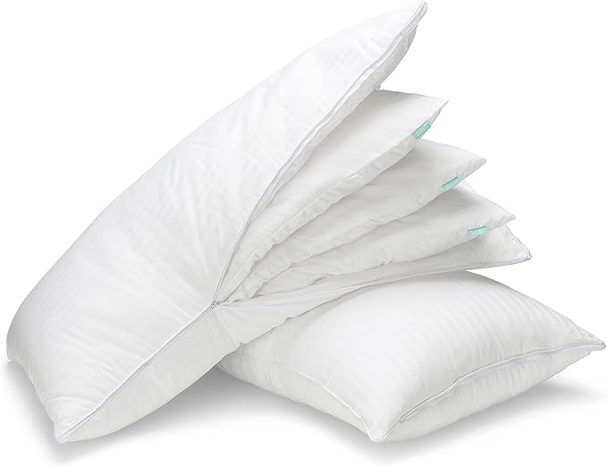 EverSnug Adjustable Pillows for Sleeping, Cooling Support, Set of 2 (King, Down Alternative)