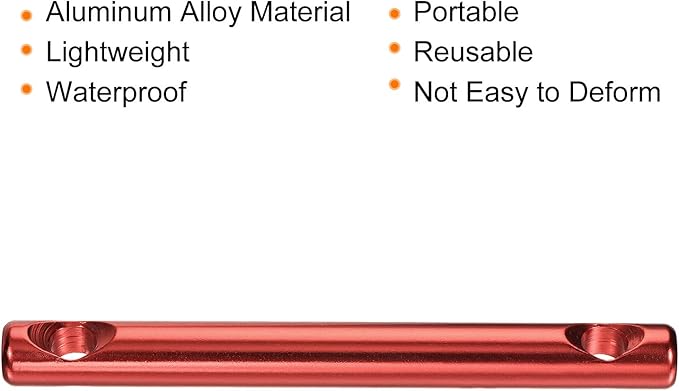 MECCANIXITY Tent Rope Adjusters Aluminum Alloy Tensioners Guyline Cord Fasteners for Outdoor Camping