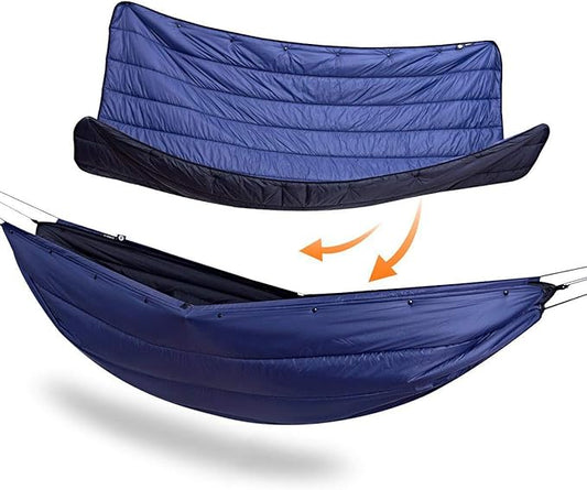 onewind Double Hammock Underquilt Warm Insulation Ultralight 3-4 Season Camping Quilt, Portable for Hiking, Backpacking