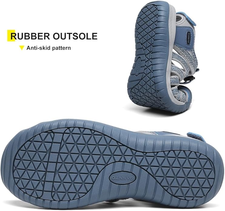 Dannto Women's Closed Toe Hiking Sandals Walking Water Sandal Comfort Athletic Sport Outdoor Sandals