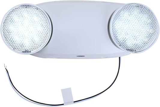 Emergency Light,200lm 4Hours Battery Backup,Commercial Emergency Exit Lighting for Home Power Failure Outage Office Business Restaurants, Hardwired, UL 924 AC85-277V