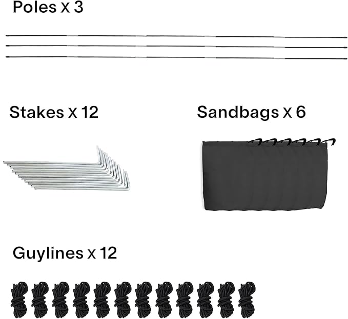 Alvantor Pop Up Screen Tent House Room Instant Outdoor Camping Canopy Sun Shelter Gazebo for Patio, Backyard & Deck, Privacy Tent(2-10 People, 8'x8' 10'x10' 12'x12')