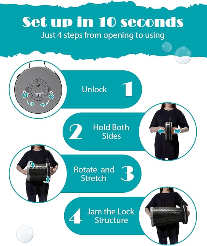 18-inch Heavy Duty Collapsible Stool - 800 lbs Capacity, 2.6 lbs Lightweight Portable Folding Stool for Camping, Travel, Music Festivals and Other Outdoor Events