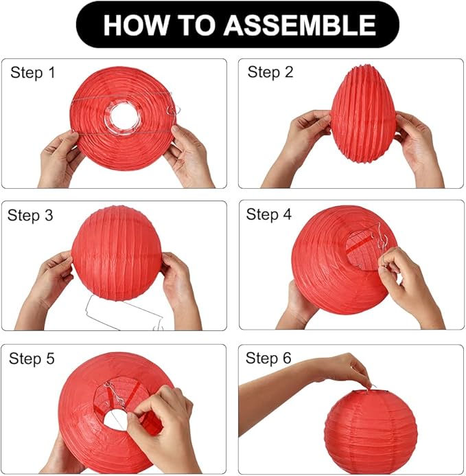 BEISHIDA 12 Pcs Macaroon Mix Paper Lanterns,Hanging Decorative Chinese Japanese Round Paper Lantern Lamp for Valentine's Day Girls' Party children Home Party Decoration