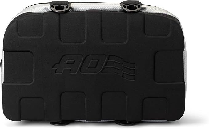 AO Coolers Stow N' Go Cooler, Low-Profile, Leakproof with High-Density Insulation, Holds Ice for 24 Hours, HD Carbon Silver, 38 Pack