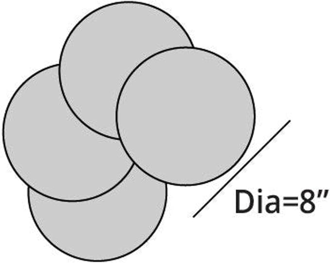 Covermates Keepsakes - Quilted Divider Set - Set of 4 - Scratch & Breakage Protection - Stain Resistant - Machine Washable - China Storage, Cream
