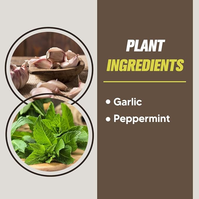 Mole Repellent for Lawns, Gopher Repellent, Groundhog Vole Repellant Outdoor, Keep Moles Out of Garden/Lawn, Pet Safe Mole Repellant, Lasting Protection, Easy to Use-8P