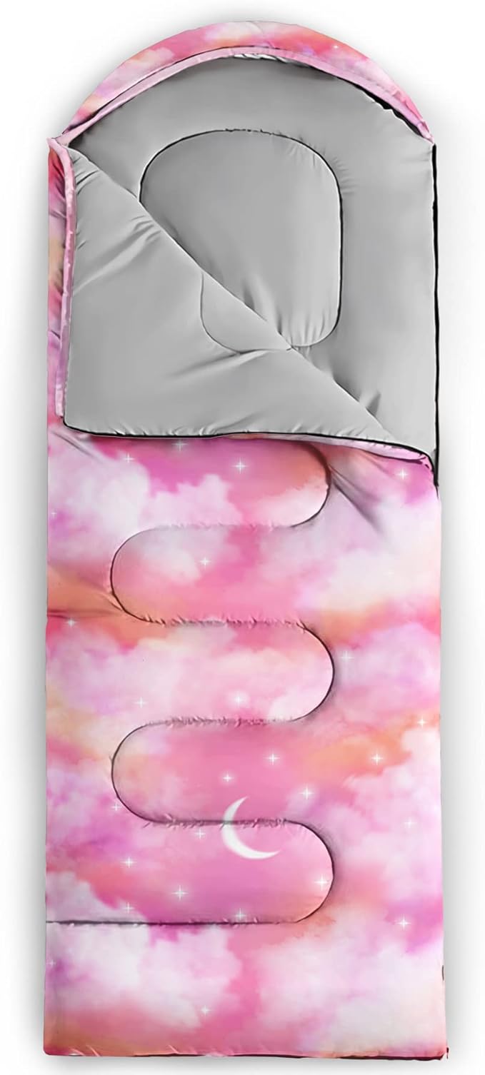 BailiPromise Camping Sleeping Bags,3 Season Warm & Cool Weather,Lightweight,Waterproof Sleeping Bags for Adults & Kids,Traveling,and Outdoors,Camping Gear Equipment