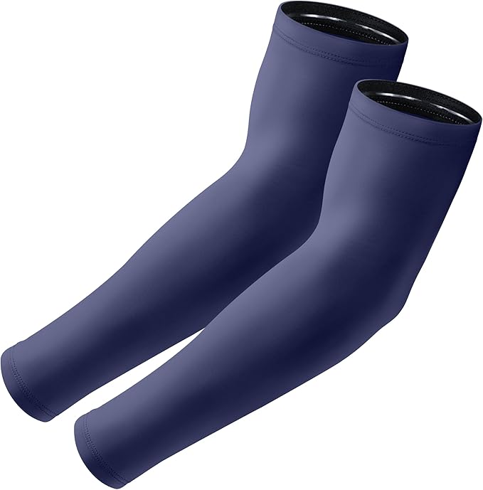 Arm Sleeves, UV Sun Protection Sports Non Slip Compression Cover for Men/Women