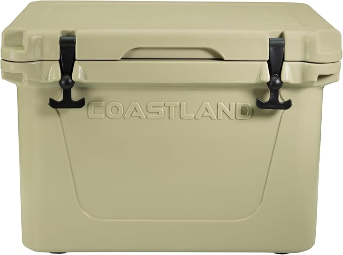 Coastland Delta Series Rotomolded Coolers, Premium Everyday Use Insulated Cooler, Ideal Portable Ice Chest Available in Multiple Capacities & Colors