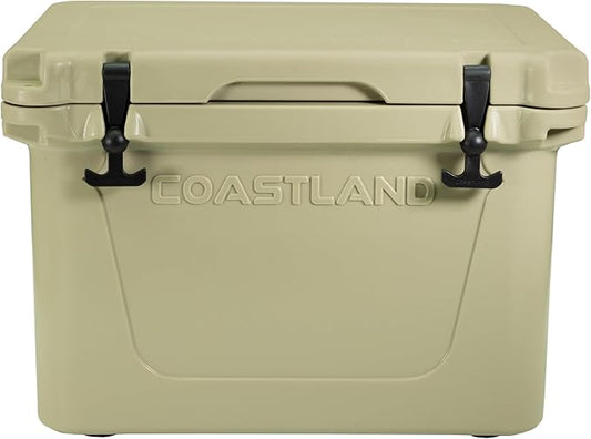 Coastland Delta Series Rotomolded Coolers, Premium Everyday Use Insulated Cooler, Ideal Portable Ice Chest Available in Multiple Capacities & Colors