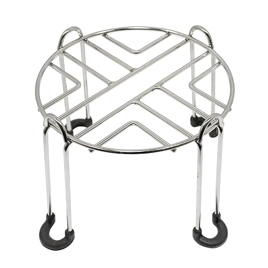 1.5 Gallons NSF Certified AISI 304 Stainless Steel Water Filter with 2 Smart Carbon (Black) Filters, 2 POSTreat Steel Fluoride Removal Elements, Free Steel Stand & Water Spigot