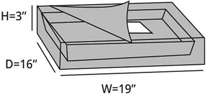 Covermates Keepsakes - Serveware Storage - Padded Protection - ID Window - Stain Resistant - Machine Washable - China Storage, Red