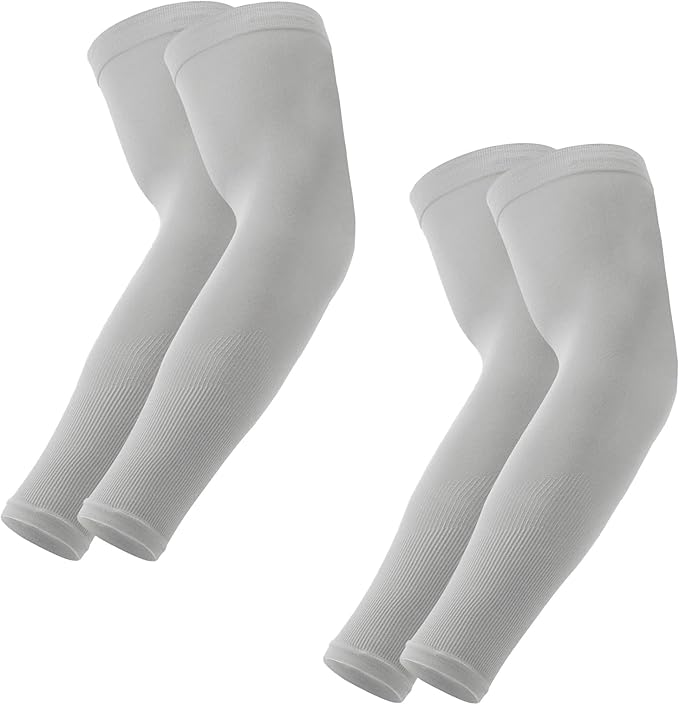 Arm Sleeves for Men Women, UV Sun Protection Compression Cooling Summer Arm Sleeves for Volleyball Basketball Sports