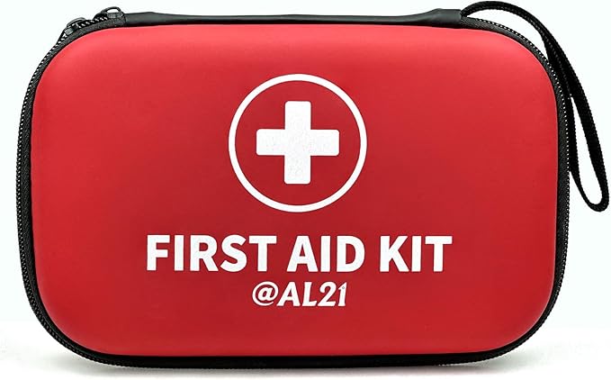 All-Purpose First Aid Kit 184 Pieces, Emergency Kit for Home, Travel, Car, Business, Worksite and Office, Portable Emergency Supplies for Minor Cuts, Scraps, Sprains & Burns