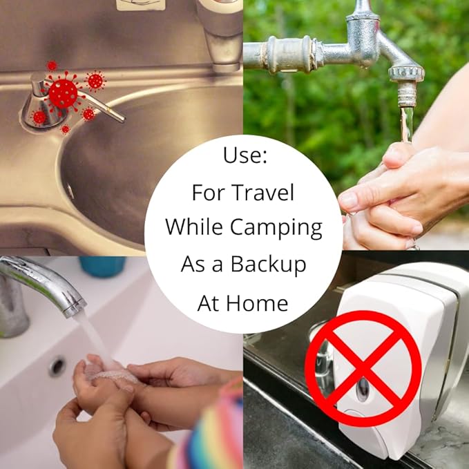 BORSALI Paper Soap Sheets - for Travel - Portable Dissolvable Dry Soap sheets; For Camping, Travel, Public Restrooms; 1 Case with 50 Pieces To Go;