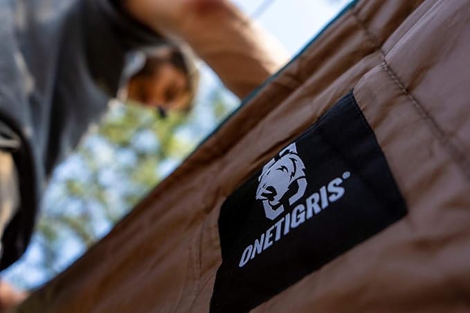 OneTigris Hideout Hammock Underquilt, Lightweight 4 Season Hammock Gear for Camping, Hiking, Backpacking, Travel, Beach, Backyard, Patio, Portable