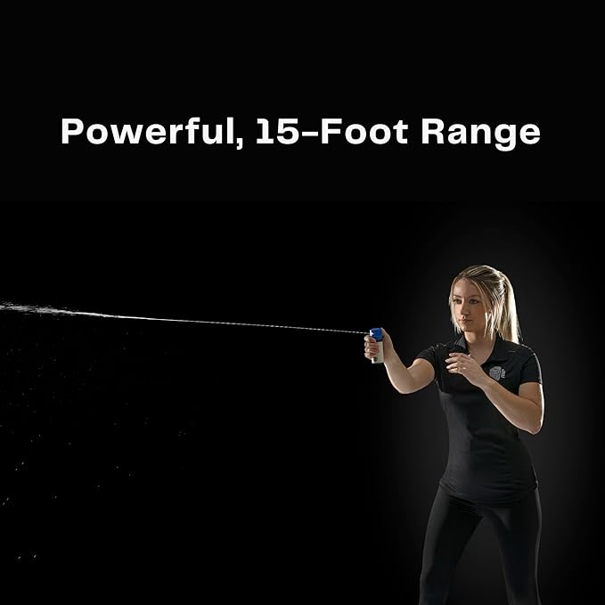 ASP Defender LE Pepper Spray, Self-Defense OC for Law Enforcement Professionals, Professional Grade Personal Defense Equipment, Personal Protection Device, 15-Foot Range