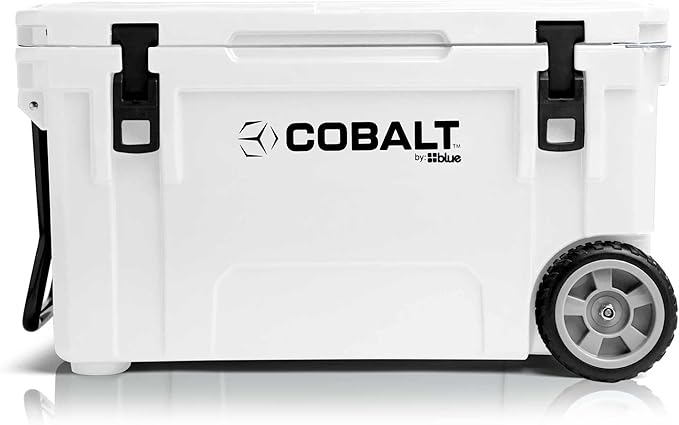 Cobalt 55 Quart Roto Molded Super Ice Cooler | Large Ice Chest - Long Term Ice Retention |
