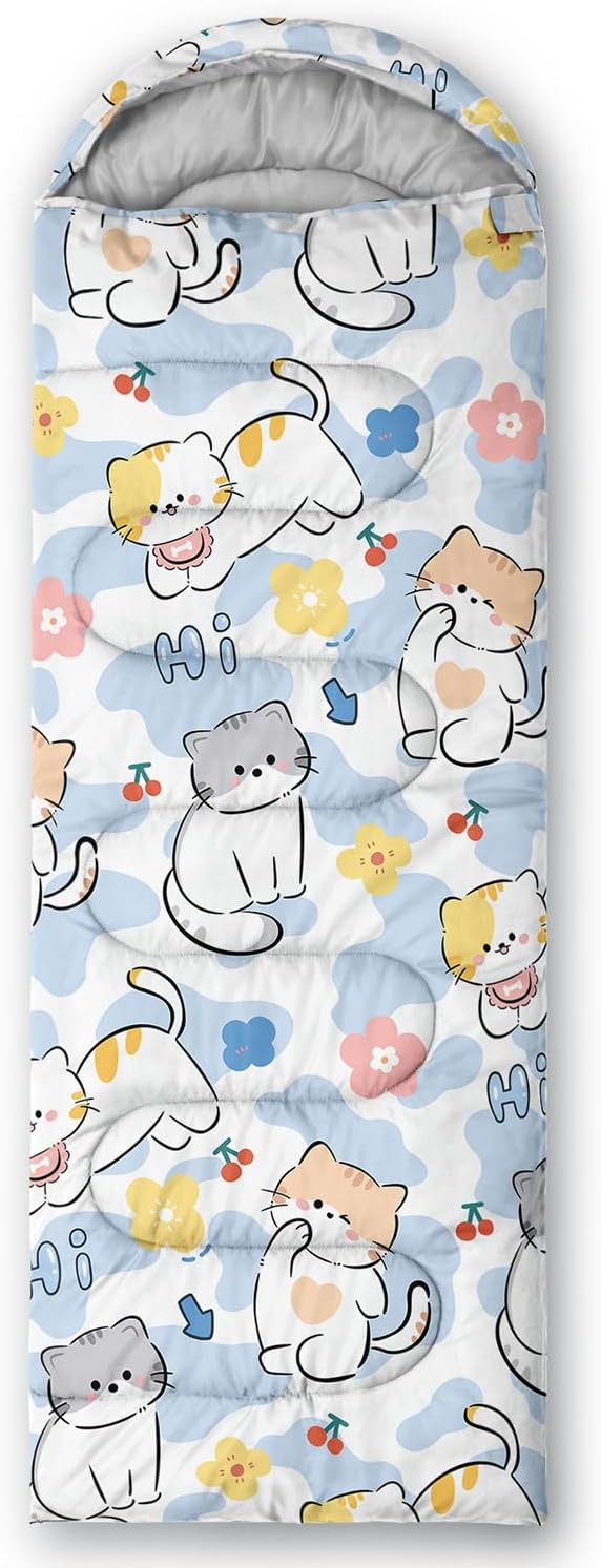 CVHOUSE Camping Sleeping Bags,3 Season Warm & Cool Weather,Lightweight,Waterproof Sleeping Bags for Adults & Kids,Traveling,and Outdoors,Camping Gear Equipment