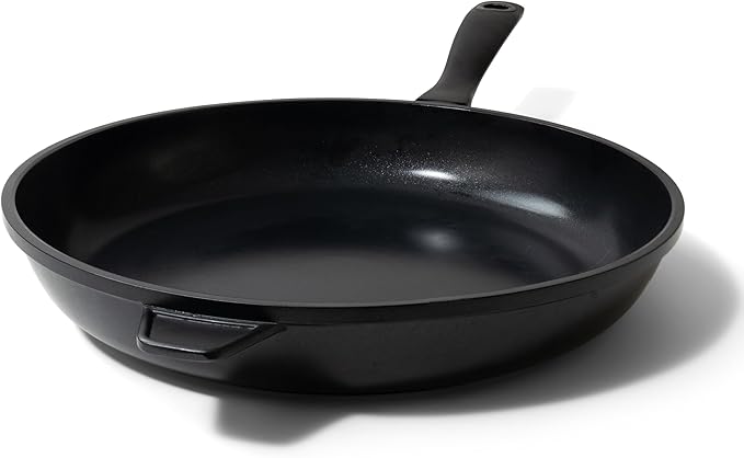 Alva Energy 12.6" Premium Ceramic Nonstick Frying Pan - PFAS/PTFE-Free Non-Toxic - Fast Even Heating - Stay-Cool Handle - Lightweight & Dishwasher & Induction Safe - Recycled Aluminum
