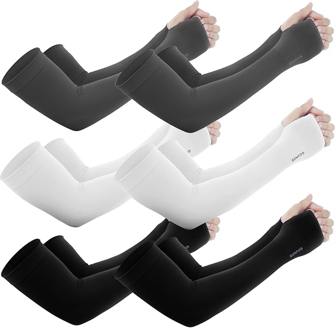 GOUNOD Gardening Sleeves to Cover Arms for Women with Thumb Holes-Sun Protection SPF Cooling Driving UV Blocking