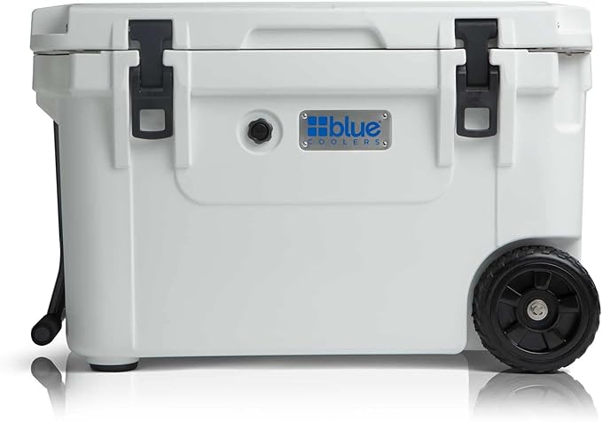 Blue Coolers Ice Vault – 60 Quart Roto-Molded Ice Cooler (Large Ice Chest Holds Ice up to 10 Days)