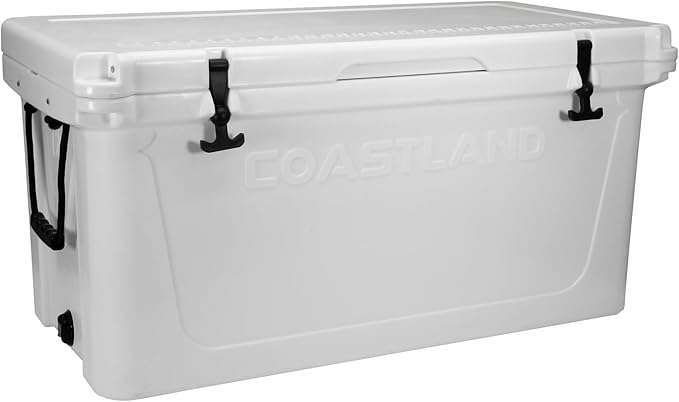 Coastland Delta Series Rotomolded Coolers, Premium Everyday Use Insulated Cooler, Ideal Portable Ice Chest Available in Multiple Capacities & Colors
