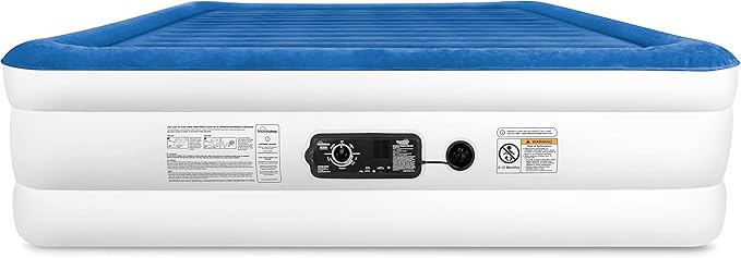 SoundAsleep Products CloudNine Series Air Mattress Includes Dual Smart Pump Technology - King Size