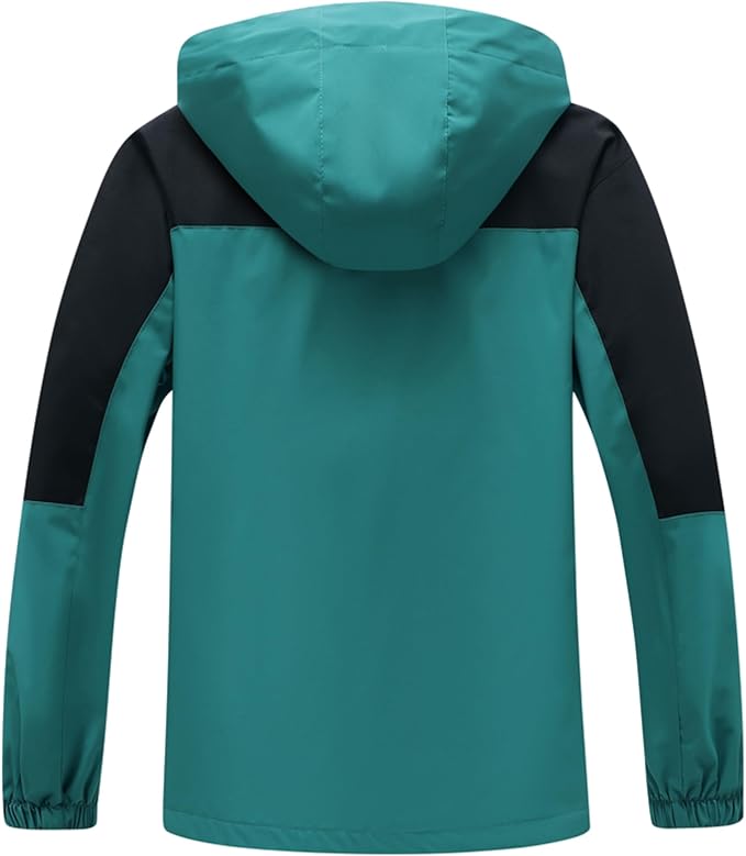 GIISAM Rain Jacket for Men, Mens Waterproof Raincoat Lightweight Rain Jackets Outdoor Rain Coat Windbreaker with Hood