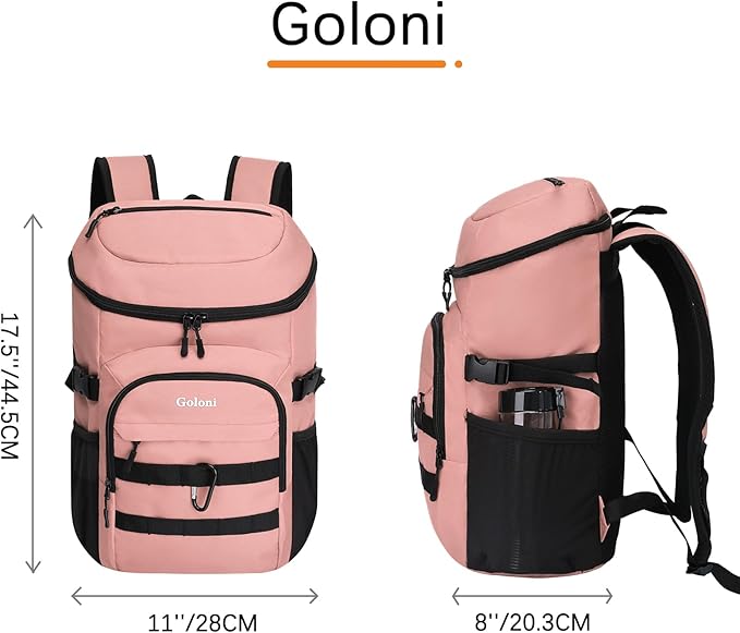 Cooler Backpack Insulated Leak Proof,Small Soft Coolers Bag for Men and Women Camping,Travel,Beach,Hiking,Picnic