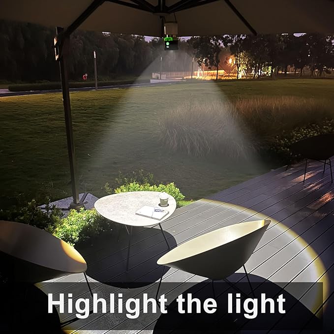 1PCS 6500K White Light LED Camping Lantern Rechargeable 1000LM, 4500mAh Power Bank, Flashlight for Hurricane Emergency, Hiking, IP44 Waterproof Lantern(Green)