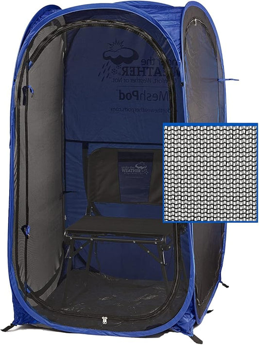 WeatherPod® The Original Shark Tank MyPod??Mesh 1-2 Person Pop-Up Screen Pod - Keeps Out Bugs, Mosquitos, and Harmful UV Rays - UPF 50 for Maximum Protection from The Sun