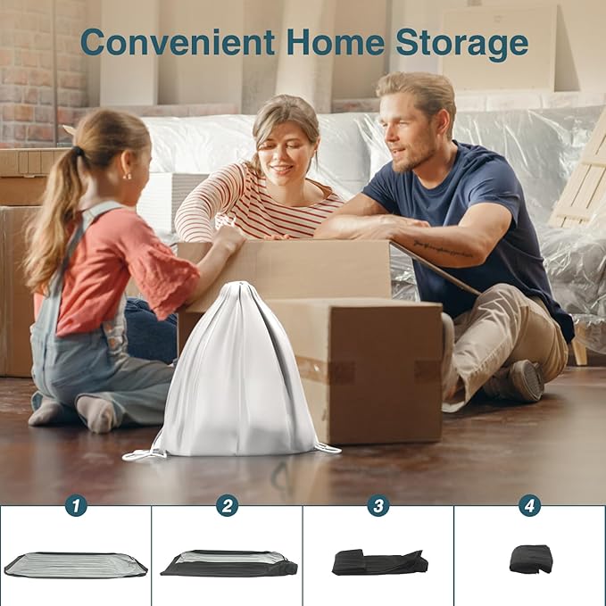 Queen Air Mattress Waterproof and Easy-to-Clean, Blow Up Mattress with Built-in Pump, Durable Inflatable Mattress with Pillow Design Suitable for Naps, Hosting a Friend and Camping