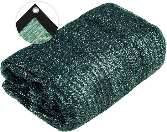 Cool Area 55% Sun Shade Cloth Mesh Tarp with Grommets for Plant Cover 10x12ft Patio Canopy Garden Pergola Greenhouse Car Barn Kennel Green