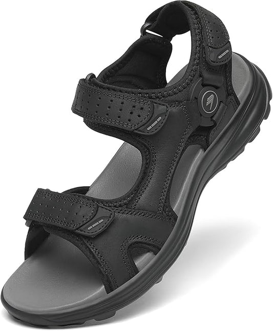 FLARUT Men's Sport Sandals Outdoor Hiking Sandal Open Toe Walking Sandals for Summer Beach Water Shoes