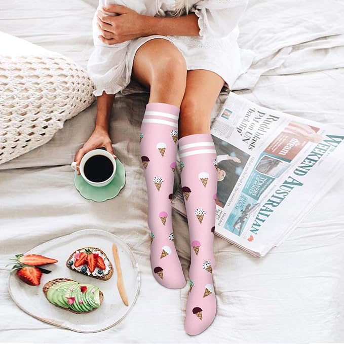 6 Pack Copper Compression Socks for Women and Men Circulation-Best Support for Medical, Running,Nursing,Athletic