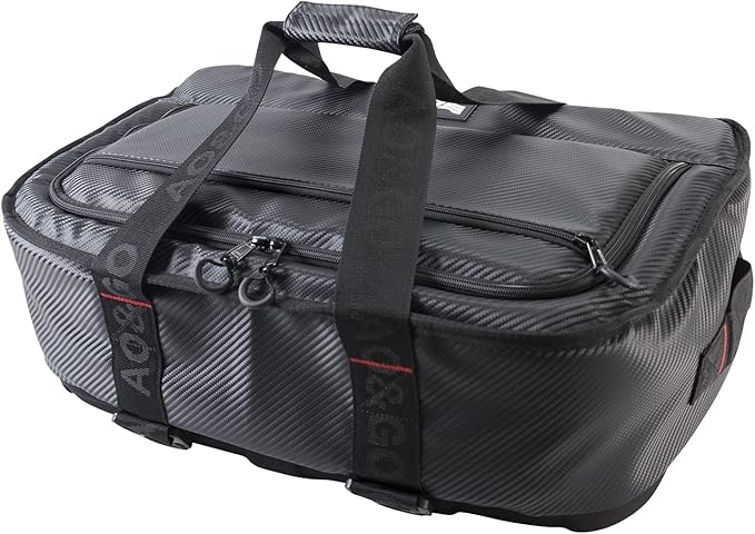 AO Coolers Stow N' Go Cooler, Low-Profile, Leakproof with High-Density Insulation, Holds Ice for 24 Hours, Carbon Black, 38 Pack