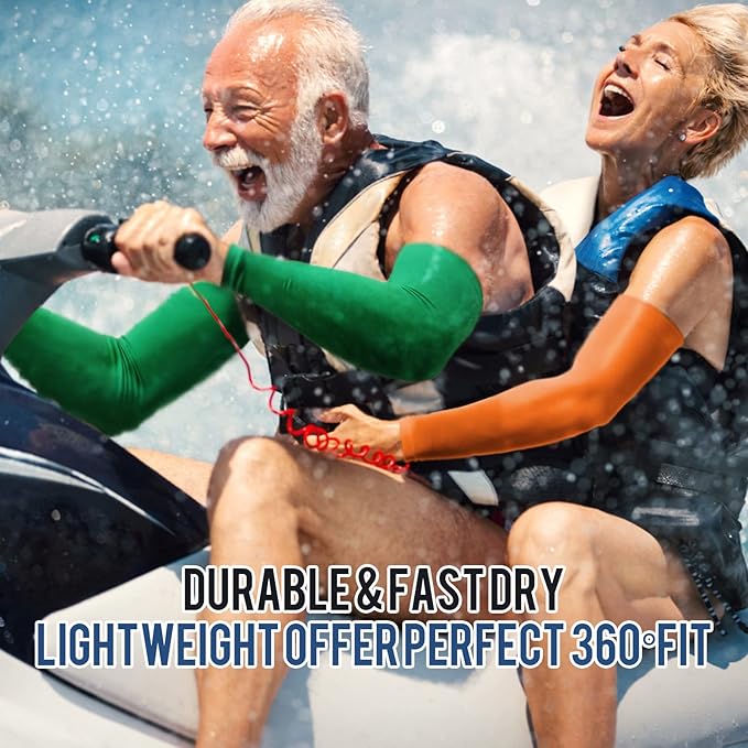 GOUNOD Gardening Sleeves to Cover Arms for Women with Thumb Holes-Sun Protection SPF Cooling Driving UV Blocking