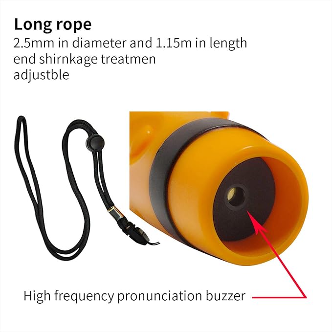 ZHT Electronic Whistles for Referees with USB Charging, 3 Tone High Volume Emergency Whistle for Referee Coaches Teacher, Outdoor Camping Hiking Boating Safety Whistles with Lanyard