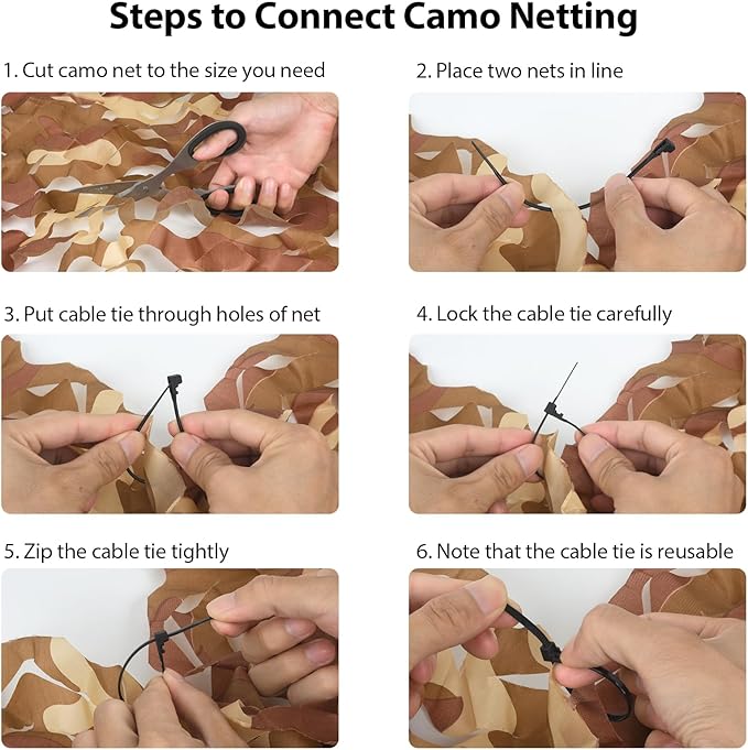 Camo Netting Camouflage Netting 20x20 10x20 10x10 Bulk Roll Burlap Camo Tarp Sunshade Net for Hunting Blind Dinosaur Birthday Jungle MilitaryTheme Party Decoration Camping Shooting