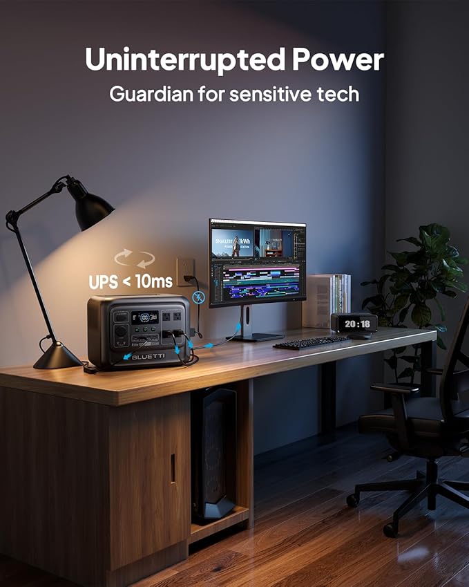 BLUETTI Portable Power Station Elite 100 V2 with 350W Solar Panel(ships separately), 1024Wh Solar Generator w/ 4 1800W AC Outlets, 35% Smaller, Ideal for Camping, Emergencies, Backup Power(2025 New).