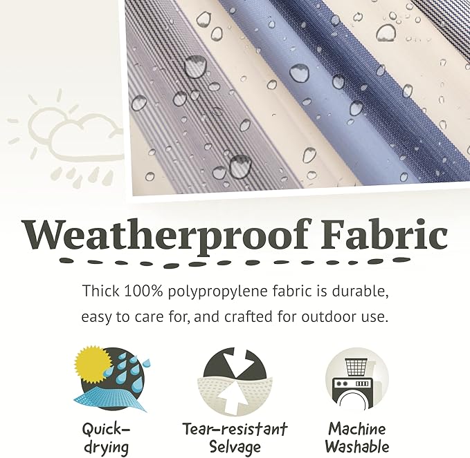 La Siesta® XL King Brisa Classic Hammock & TreeMount, Trees Beams Posts Suspension Kit- Indoor Outdoor Hammock Swing, Weather Tear Resistant, Sea Salt