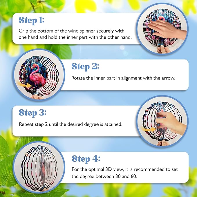 Dachshund Yard and Garden Wind Spinner, Unique 3D Hanging Dachshund Wind Spinner